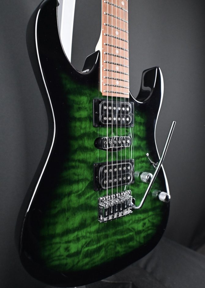 Ibanez GRX70QA-TEB Gio Series Transparent Emerald Burst #779