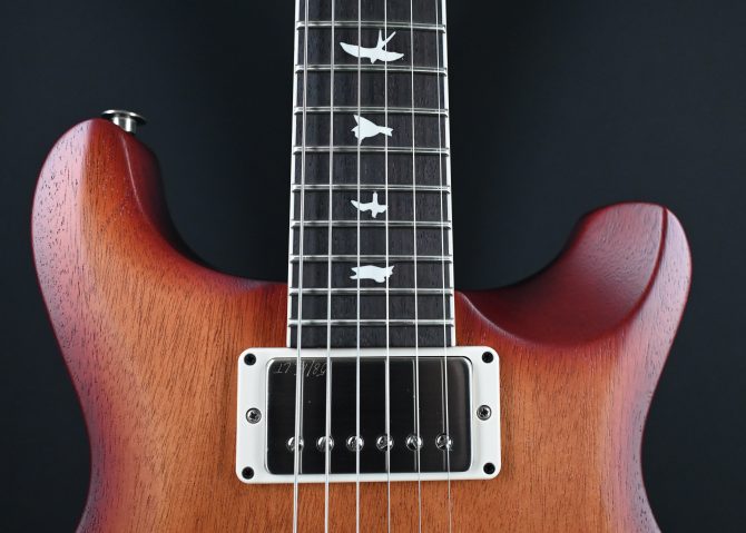 PRS S2 Mira 594 Satin Dark Cherry Sunburst #390