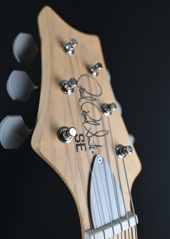 PRS SE SIlver Sky Maple "Lefty" Moon White #340