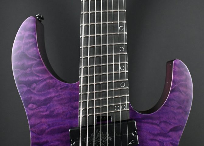Legator N8FSS-PR Purple QM Multi Scale 8-String #355