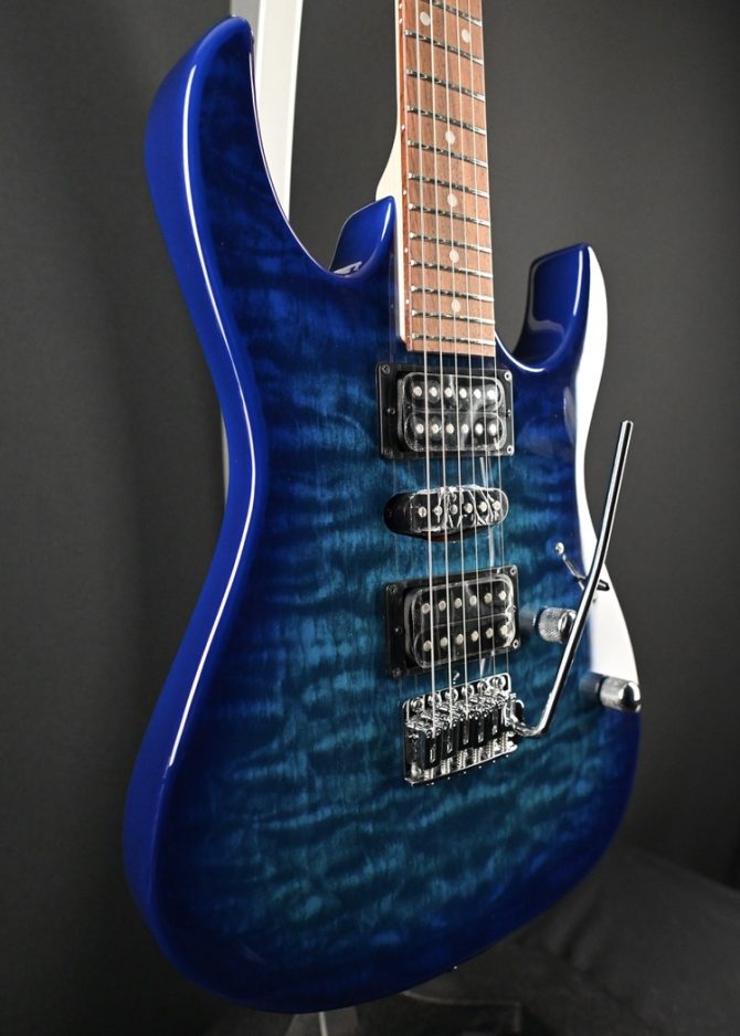 Ibanez GRX70QA-TBB Gio Series Transparent Blue Burst #856