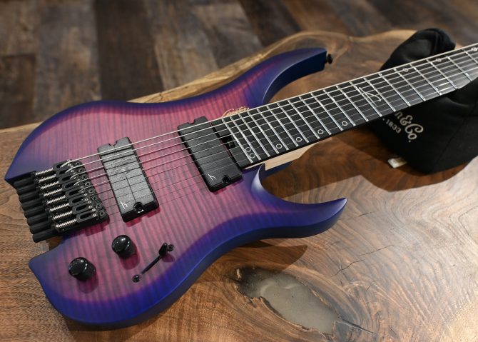 Legator G8FSS-HB Hyper Nova Blue Multi Scale 8-String #317