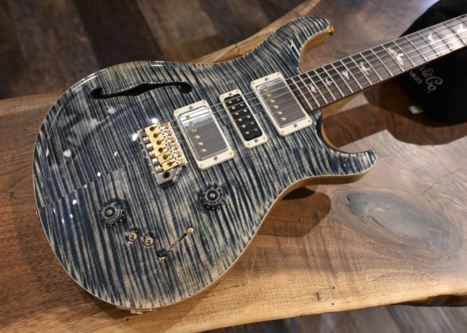 PRS 40th Anniversary Special Semi-Hollow Limited Edition Faded Whale Blue #132