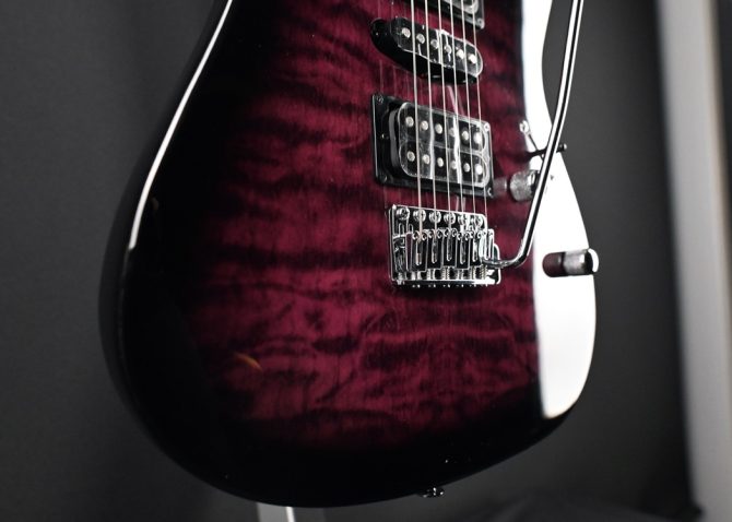 Ibanez GRX70QA-TVT Gio Series Transparent Violet Burst #053