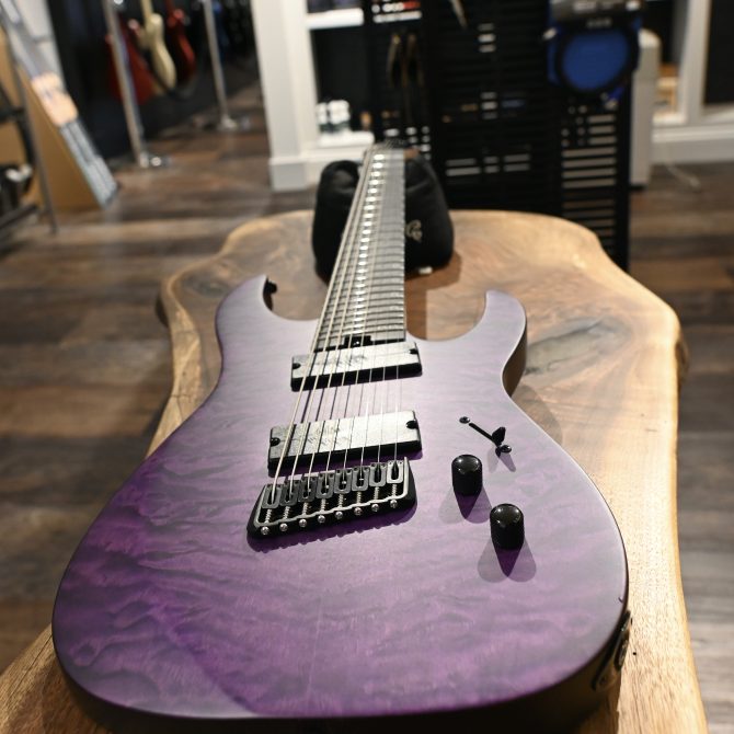 Legator N8FSS-PR Purple QM Multi Scale 8-String #355