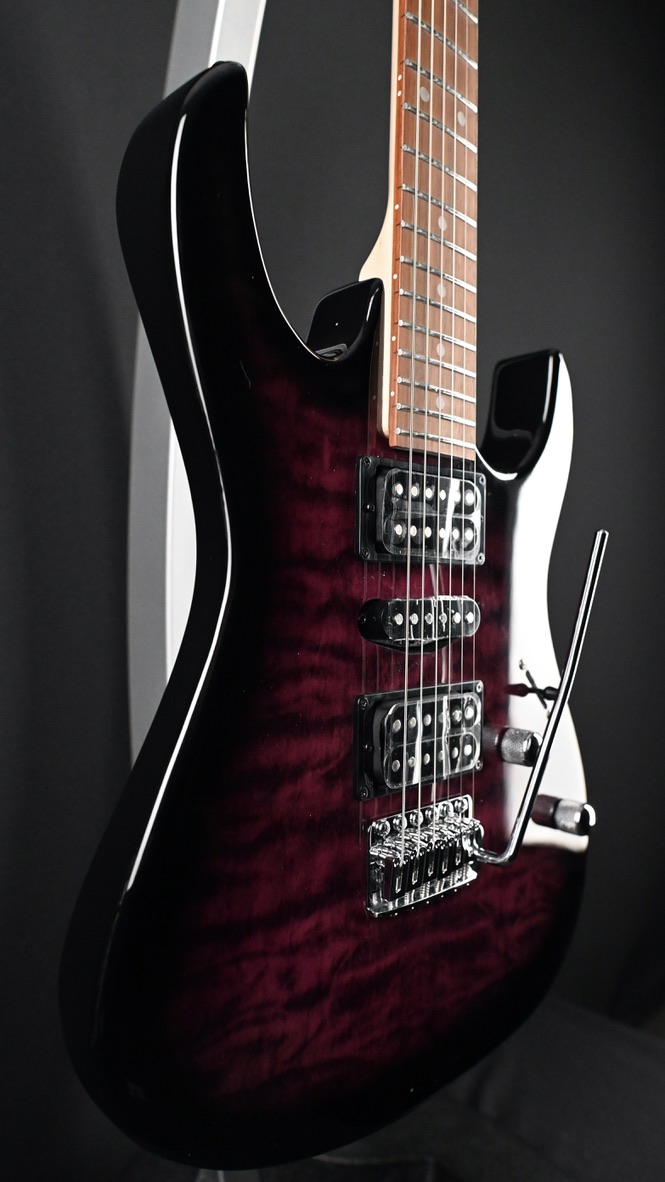 Ibanez GRX70QA-TVT Gio Series Transparent Violet Burst #053