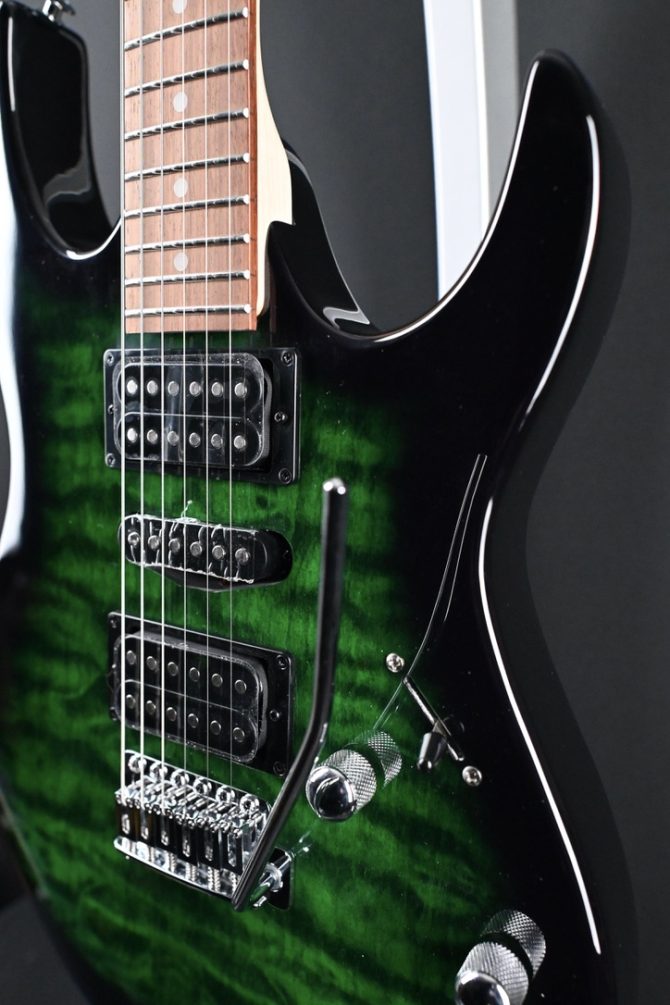 Ibanez GRX70QA-TEB Gio Series Transparent Emerald Burst #779