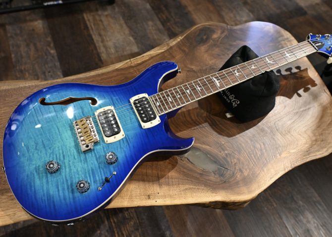 PRS SE Custom 24 Semi-Hollow Piezo Lake Blue 2025