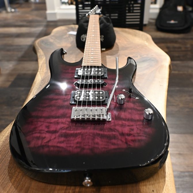Ibanez GRX70QA-TVT Gio Series Transparent Violet Burst #053