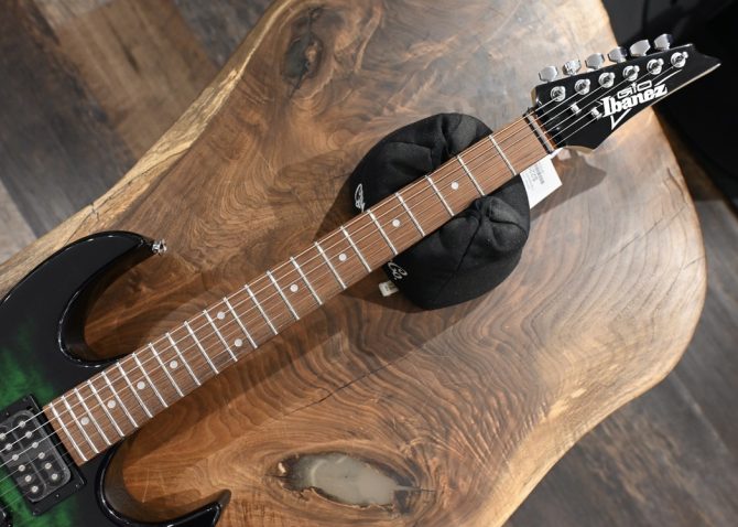 Ibanez GRX70QA-TEB Gio Series Transparent Emerald Burst #779