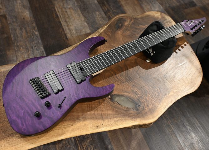 Legator N8FSS-PR Purple QM Multi Scale 8-String #355