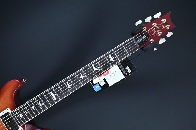 PRS S2 Mira 594 Satin Dark Cherry Sunburst #390