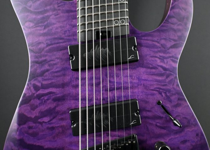 Legator N8FSS-PR Purple QM Multi Scale 8-String #355