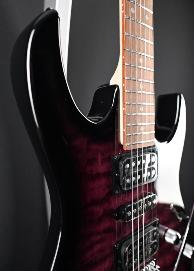 Ibanez GRX70QA-TVT Gio Series Transparent Violet Burst #053