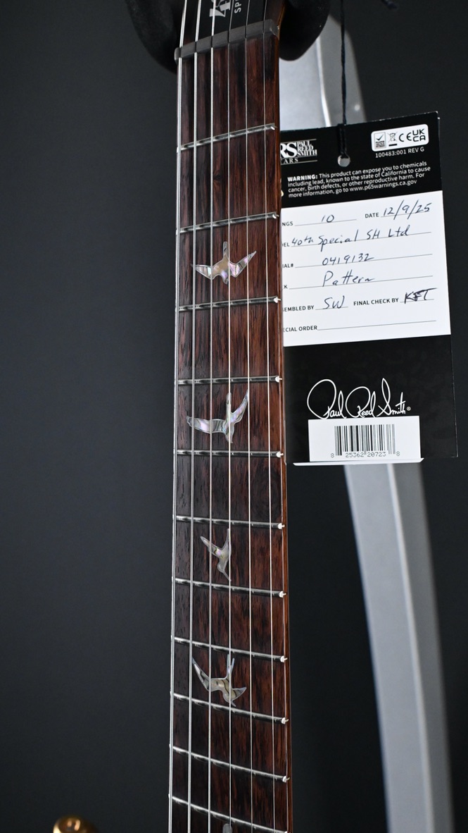 PRS 40th Anniversary Special Semi-Hollow Limited Edition Faded Whale Blue #132