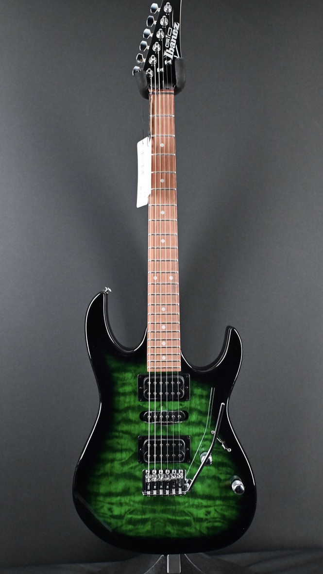 Ibanez GRX70QA-TEB Gio Series Transparent Emerald Burst #779