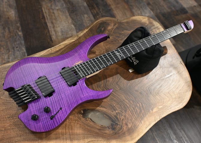 Legator G6FSS-PR Purple Flame Multi Scale #458