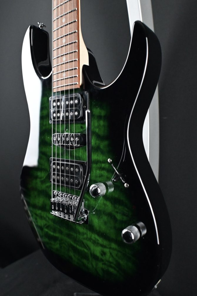 Ibanez GRX70QA-TEB Gio Series Transparent Emerald Burst #779