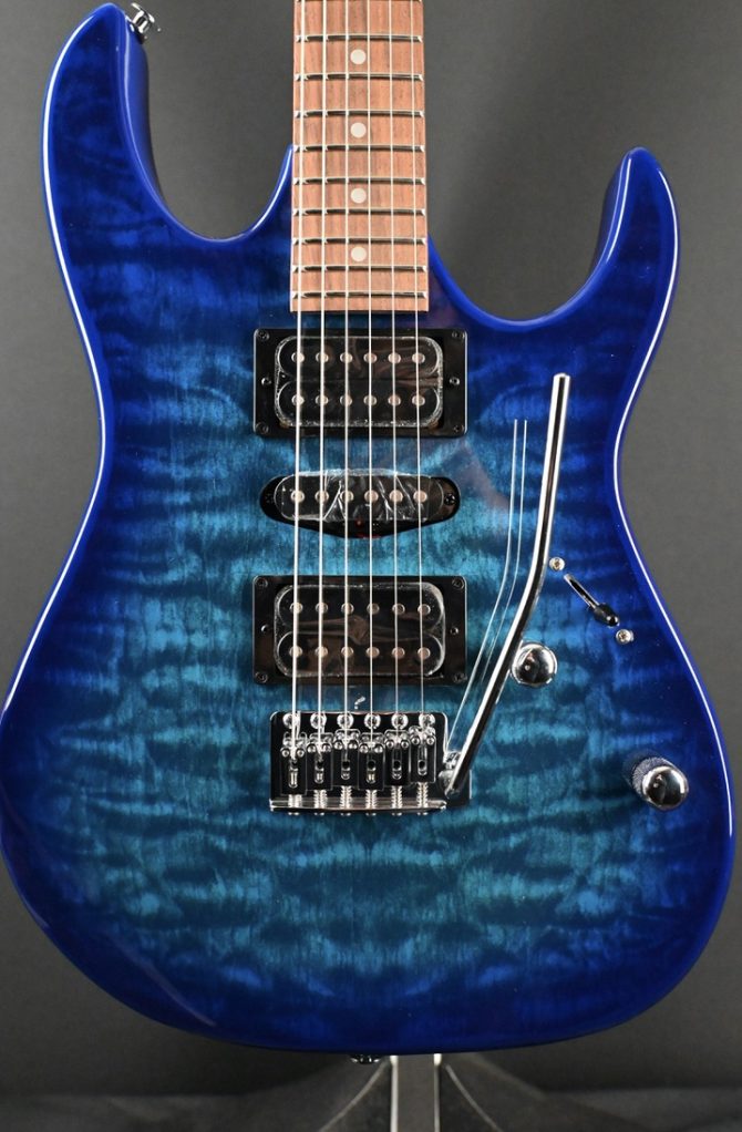 Ibanez GRX70QA-TBB Gio Series Transparent Blue Burst #856