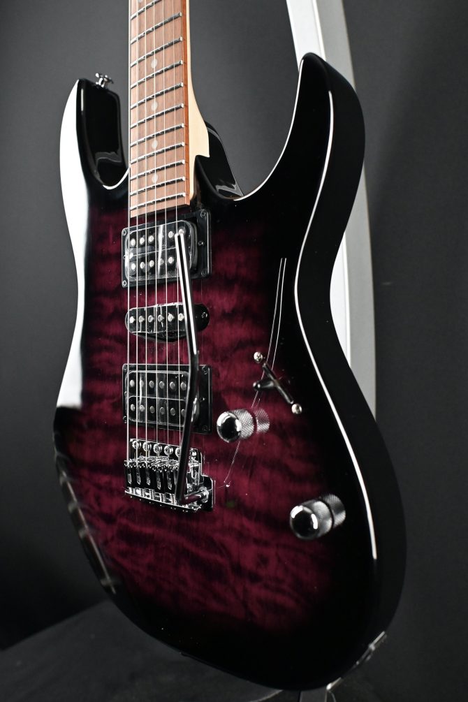 Ibanez GRX70QA-TVT Gio Series Transparent Violet Burst #053