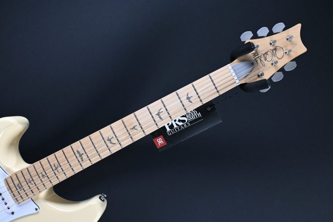 PRS SE SIlver Sky Maple "Lefty" Moon White #340