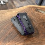 Lock-It Poly Pro Series Purple Checker Guitar Strap