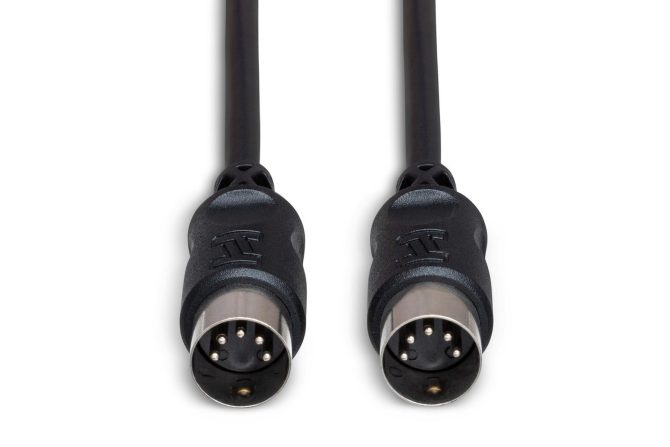 Hosa MIDI Cable 5-pin DIN to Same 20 ft Black