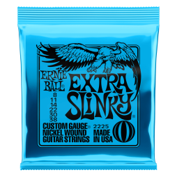 Ernie Ball P02225 Extra Slinky Nickel Wound Electric Guitar Strings