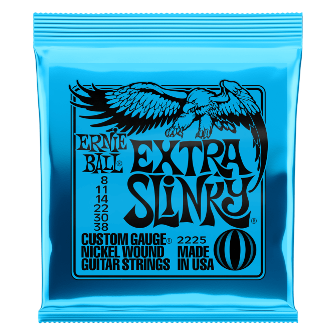 Ernie Ball P02225 Extra Slinky Nickel Wound Electric Guitar Strings