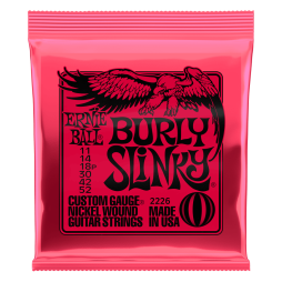 Ernie Ball P02226 Burly Slinky Nickel Wound Electric Guitar Strings