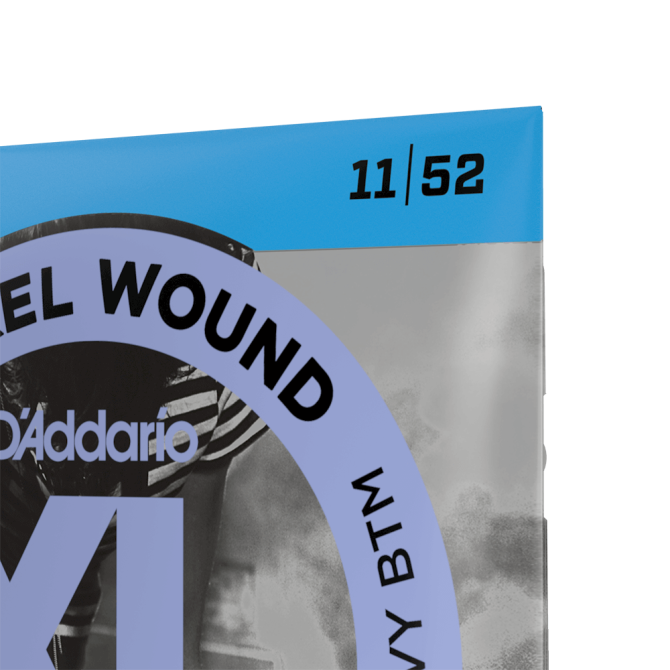 D'Addario 11-52 Medium Top/Heavy Bottom Electric Guitar Strings