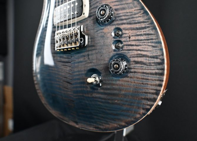 PRS Custom 24-08 Faded Carroll Blue Electric Guitar #806 2024