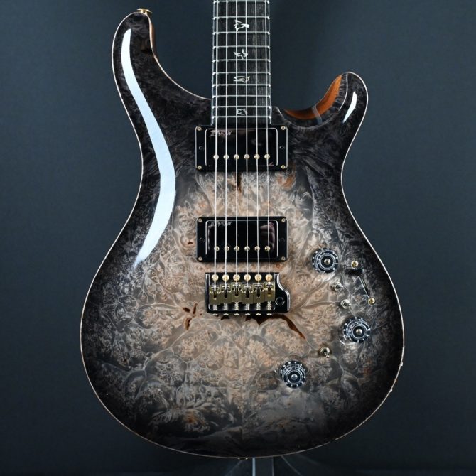 PRS Private Stock #12087 Custom 24/08 Piezo Maple Burl Frostbite Glow
