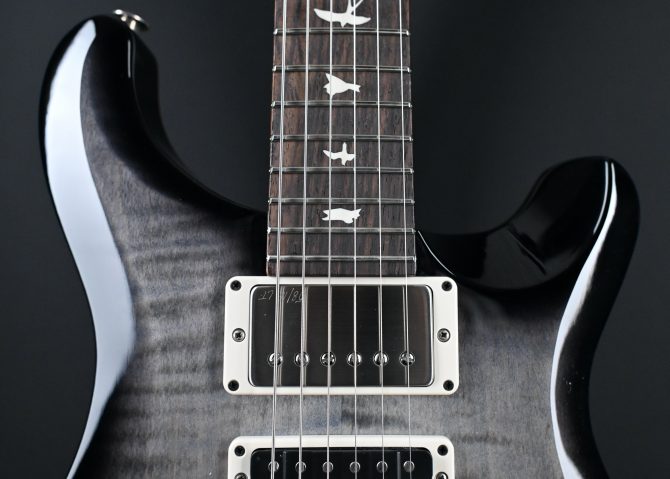 PRS S2 Semi-Hollow Special Faded Gray Black Burst #483