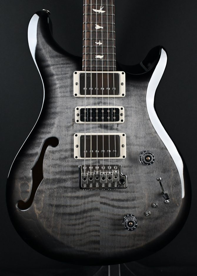 PRS S2 Semi-Hollow Special Faded Gray Black Burst #483