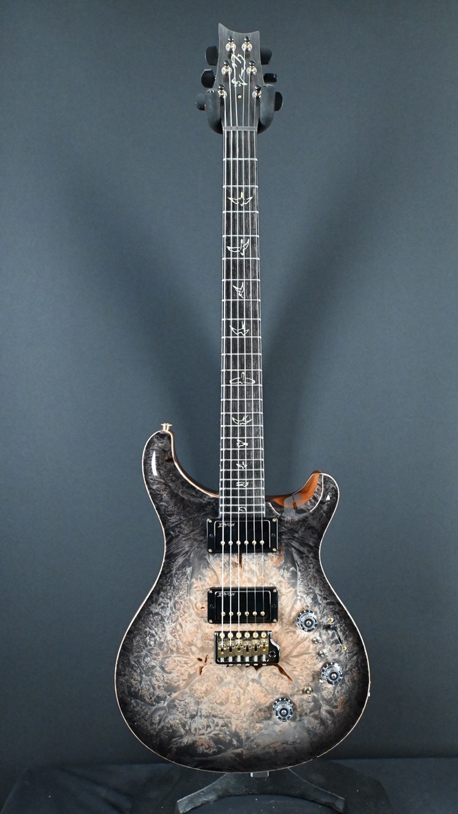 PRS Private Stock #12087 Custom 24/08 Piezo Maple Burl Frostbite Glow