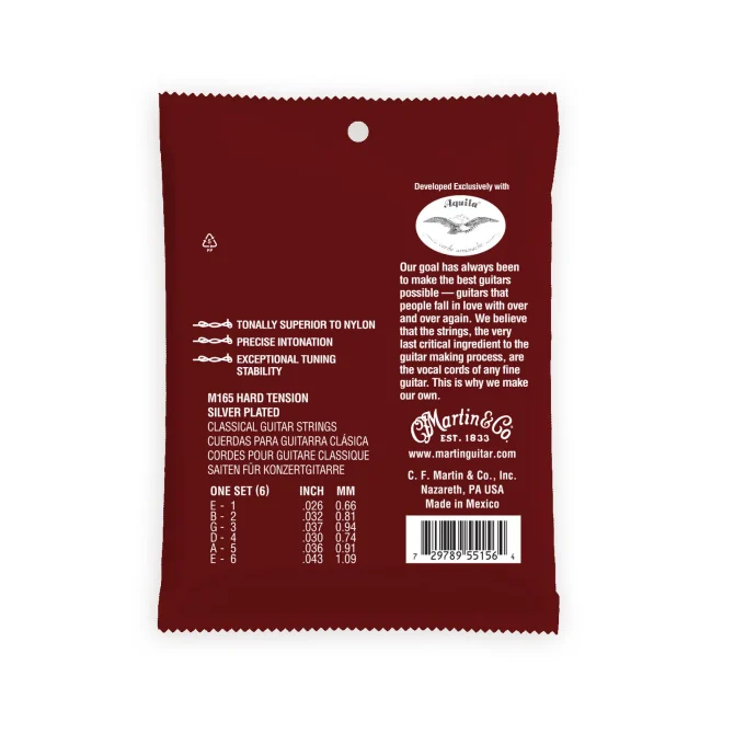 Martin Classical Magnifico Premium Guitar Strings Hard Tension