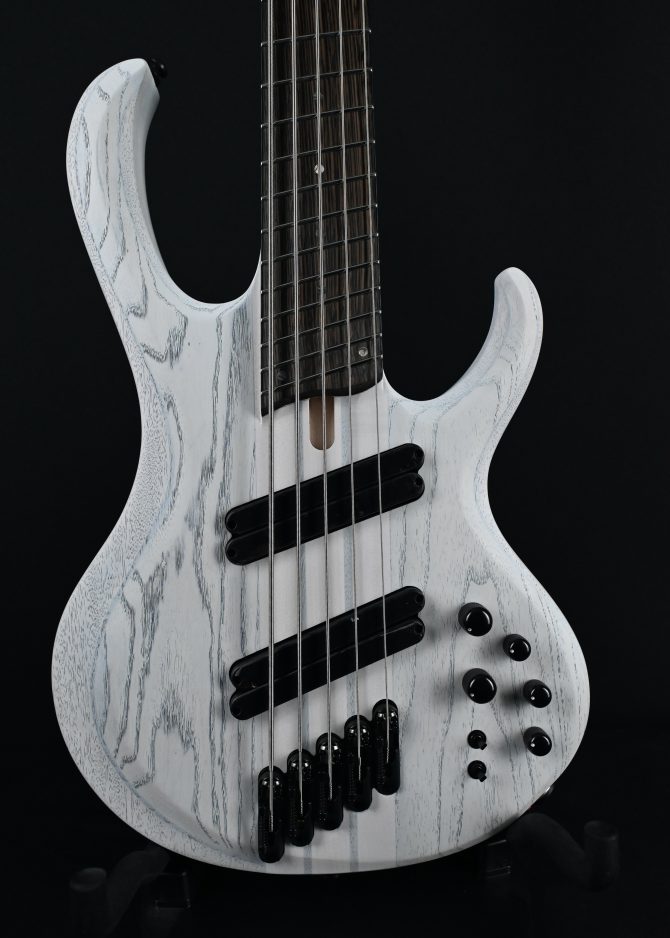 Ibanez BTB865MS-TWF Transparent White Flat Multi-Scale 5-String Bass #451