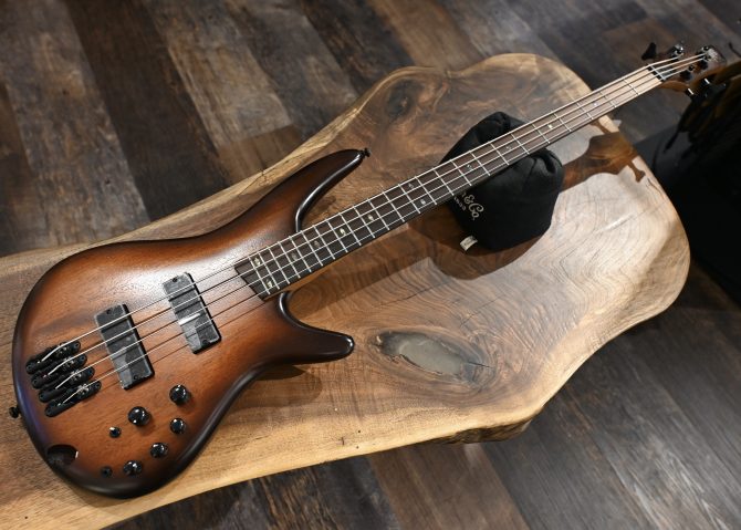 Ibanez SR500A-MHL Mahogany Brown Burst Low Gloss 4-String Bass #065