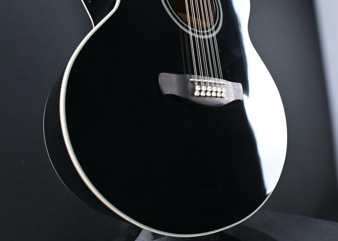 Ibanez AJ7012M1E-BK Black 12-String Acoustic #886