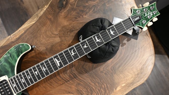 PRS SE Custom 24 Quilt Teal Black #578