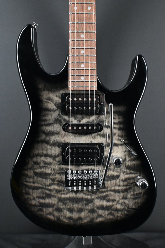 Ibanez GRX70QA-TKS Gio Series Transparent Black Sunburst #475