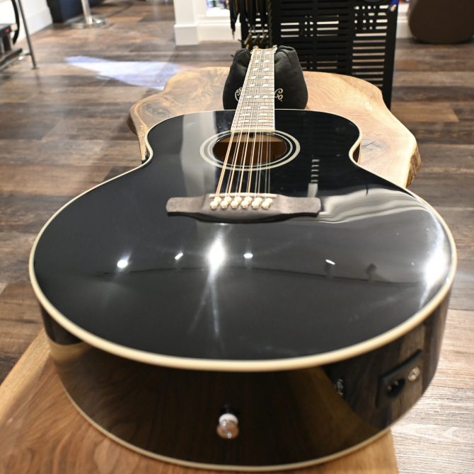 Ibanez AJ7012M1E-BK Black 12-String Acoustic #886