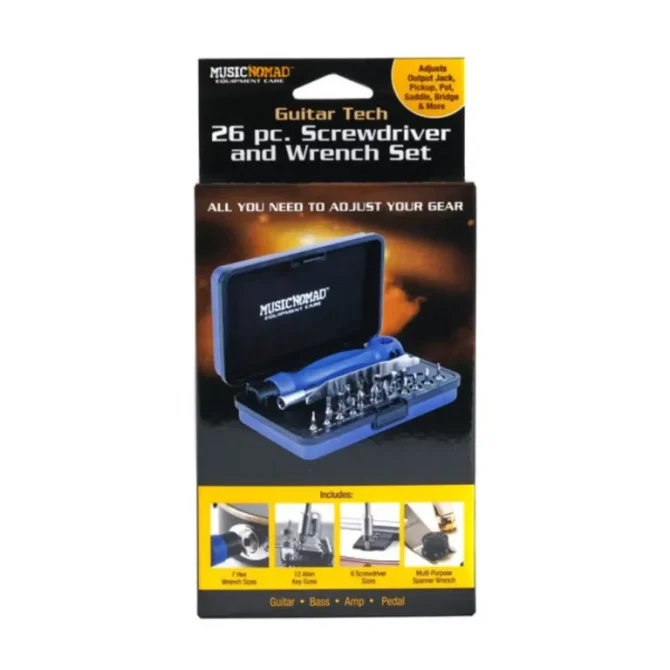 Music Nomad MN229 Premium Guitar Tech Screwdriver and Wrench Set