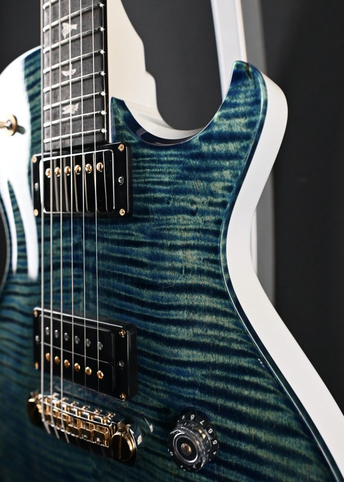 PRS Mark Tremonti Signature Stoptail 10-Top River Blue Pearl #172