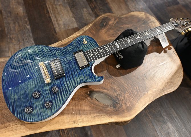 PRS Mark Tremonti Signature Stoptail 10-Top River Blue Pearl #172