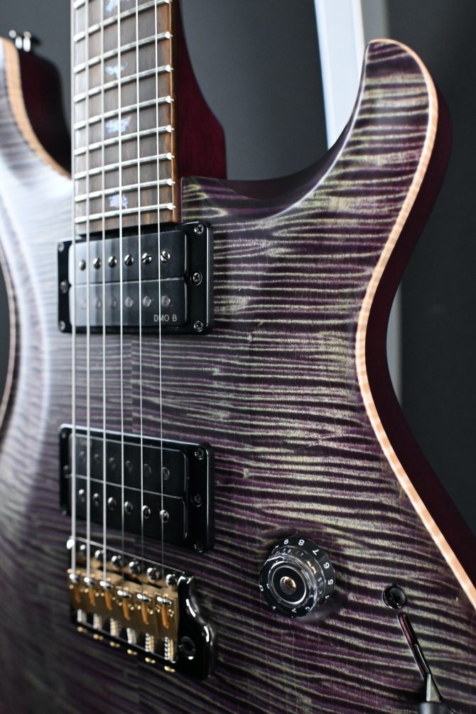 PRS Wood Library Custom 24 Piezo 10-Top Aurora Borealis #159