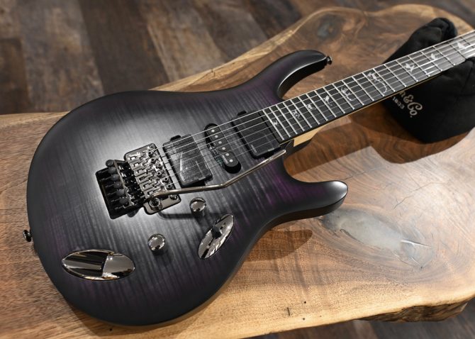 PRS SE Chleo Charcoal Purple Burst Herman Li Signature #486