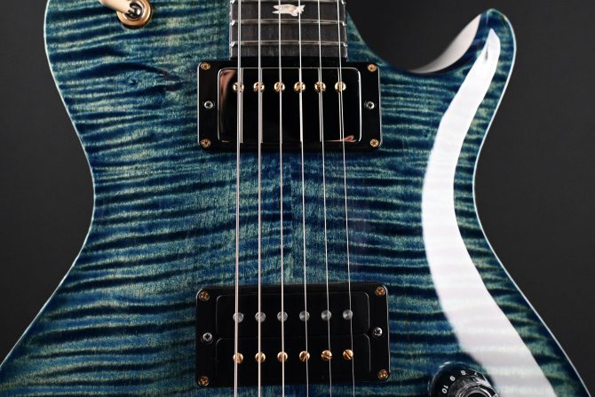 PRS Mark Tremonti Signature Stoptail 10-Top River Blue Pearl #172