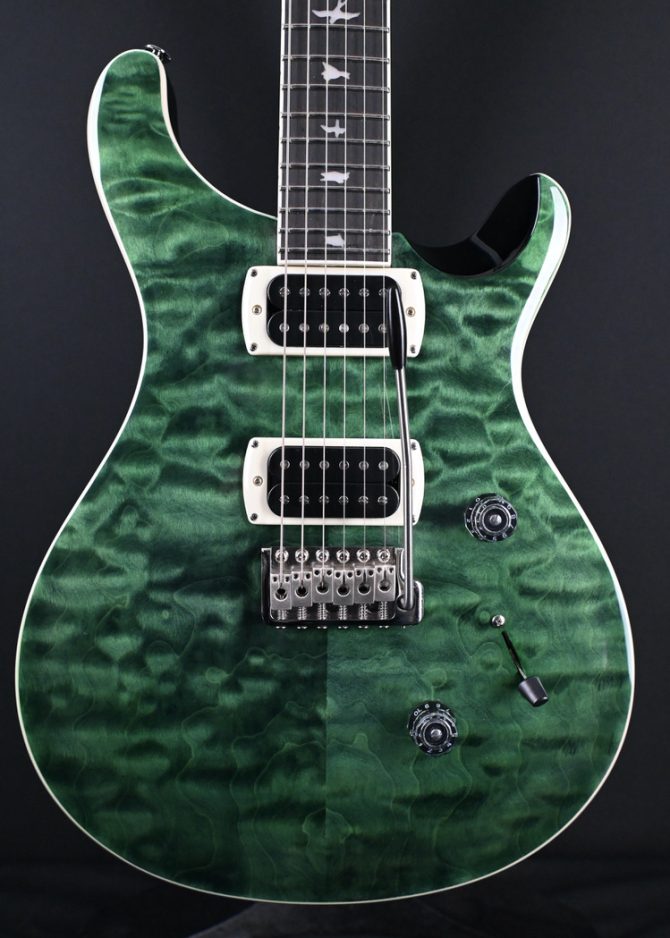PRS SE Custom 24 Quilt Teal Black #578